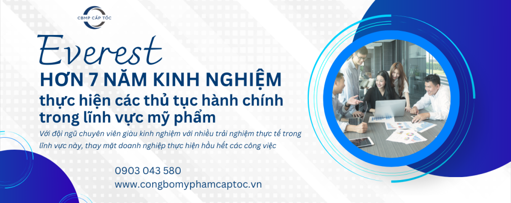 Dịch vu công bố mỹ phẩm trọn gói