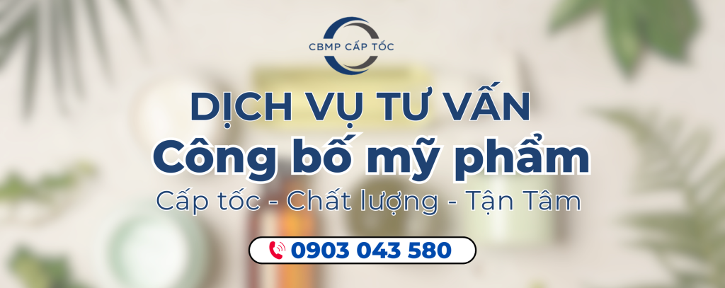 Dịch vụ tư vấn công bố mỹ phẩm
